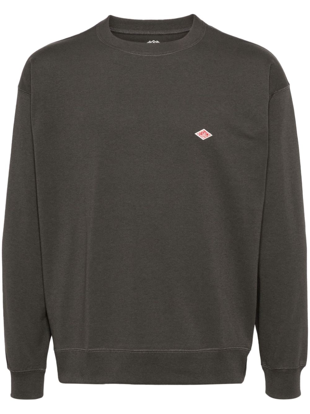 Shop Danton Logo-appliqué Cotton Sweatshirt
