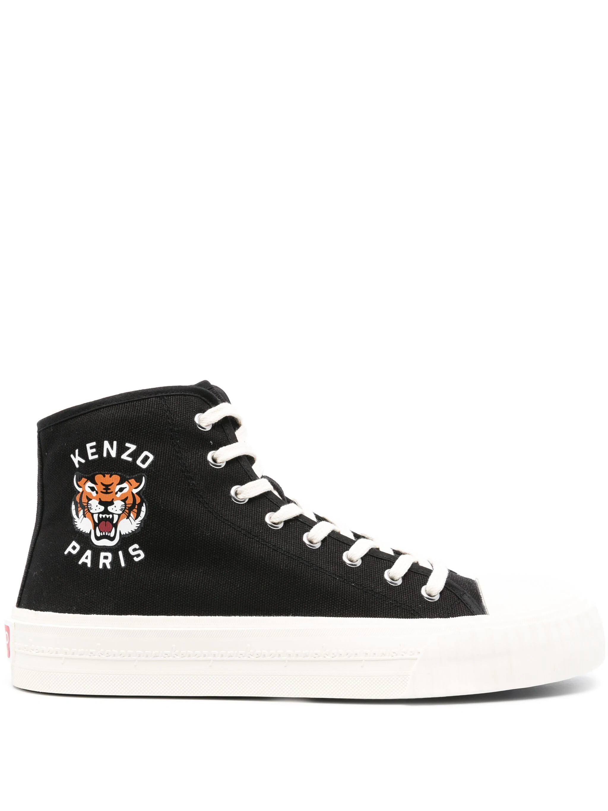 Shop Kenzo Foxy High-top Sneakers