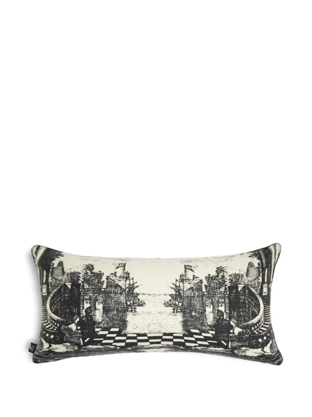 Shop Fornasetti Giardino Settecentesco Cashmere Cushion (60cm X 30cm)