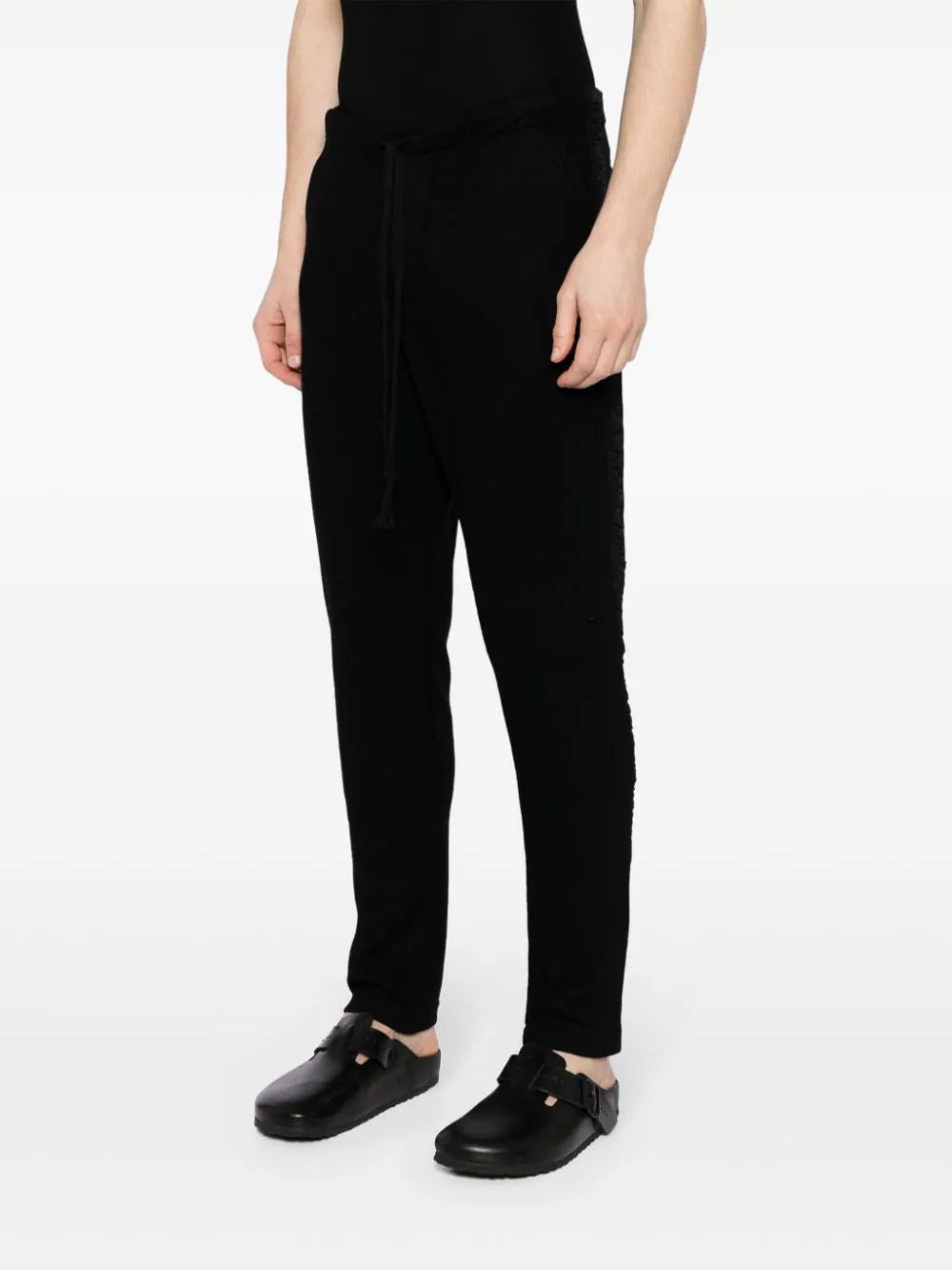 Shop Greg Lauren Grosgrain-trim Track Pants