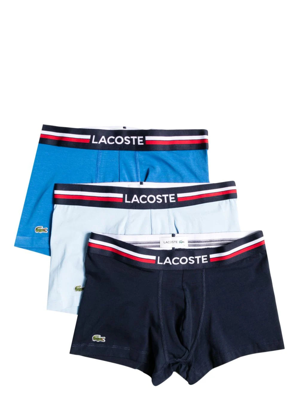 Shop Lacoste Logo-print Boxers (set Of Three)