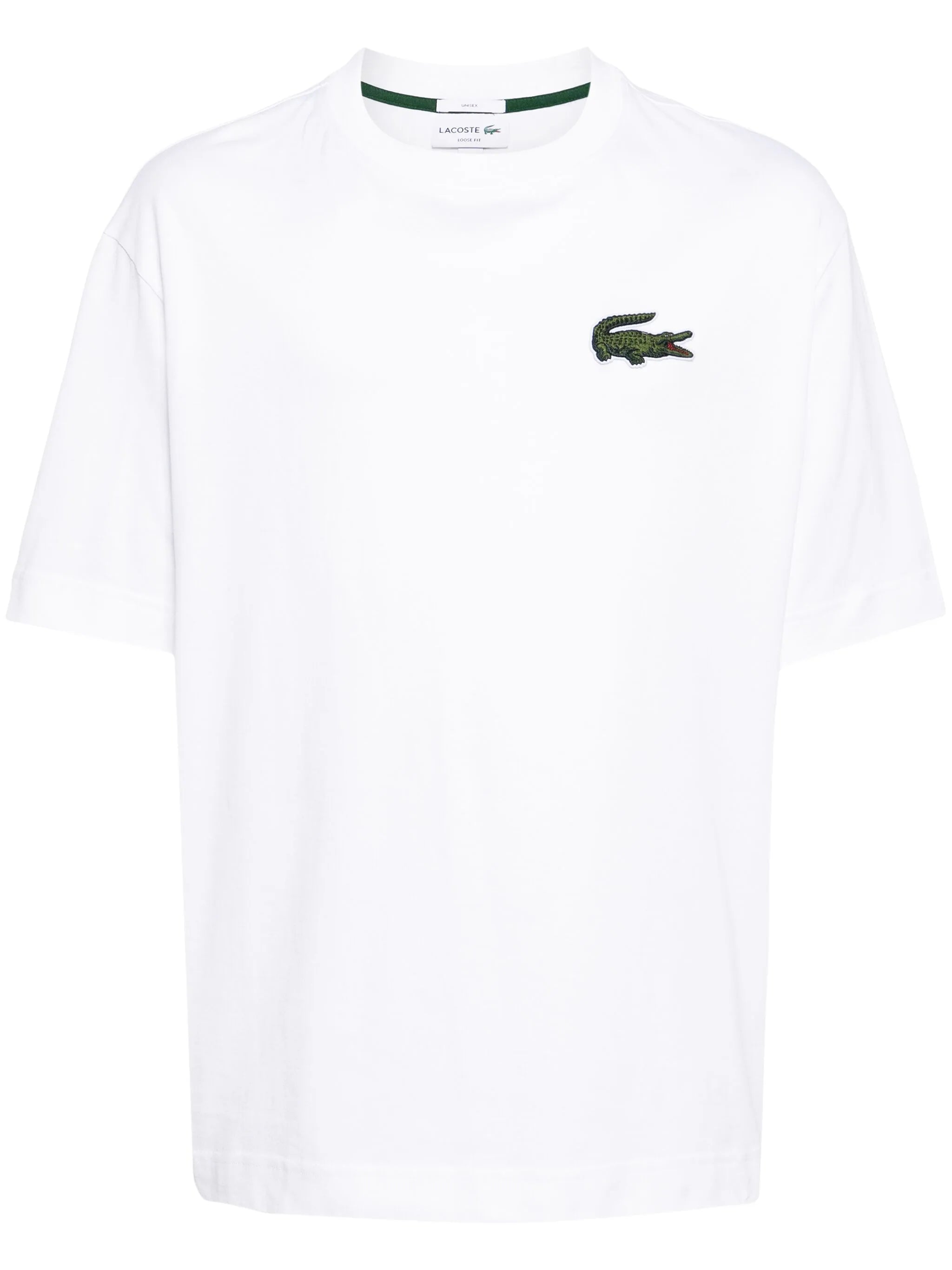 Shop Lacoste Logo-appliqué Cotton T-shirt