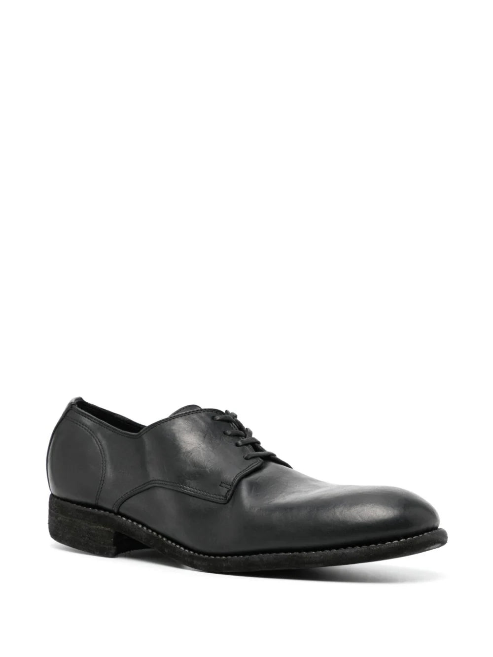 Shop Guidi Horse-leather Derby Shoes