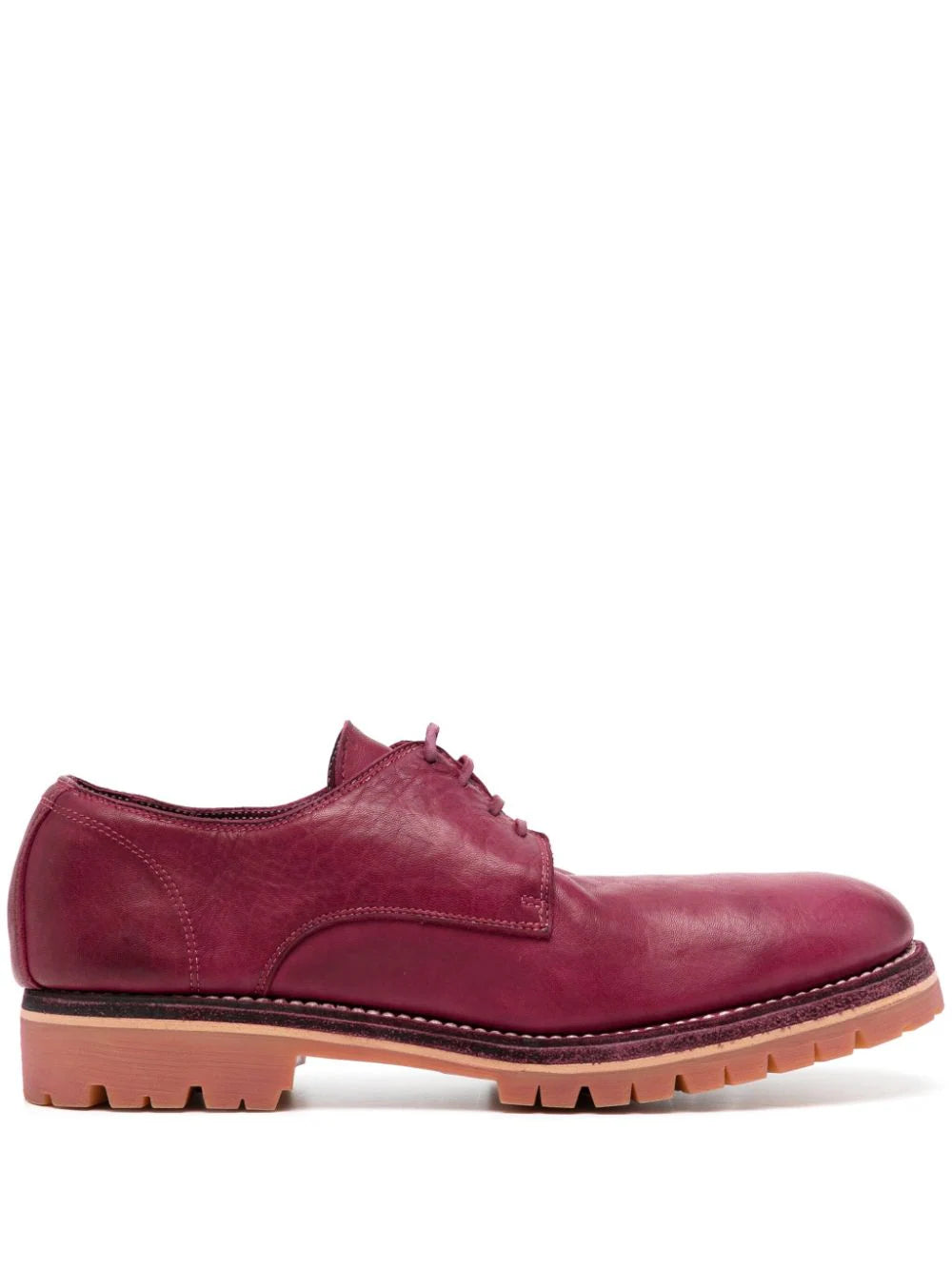 Shop Guidi Horse-leather Derby Shoes