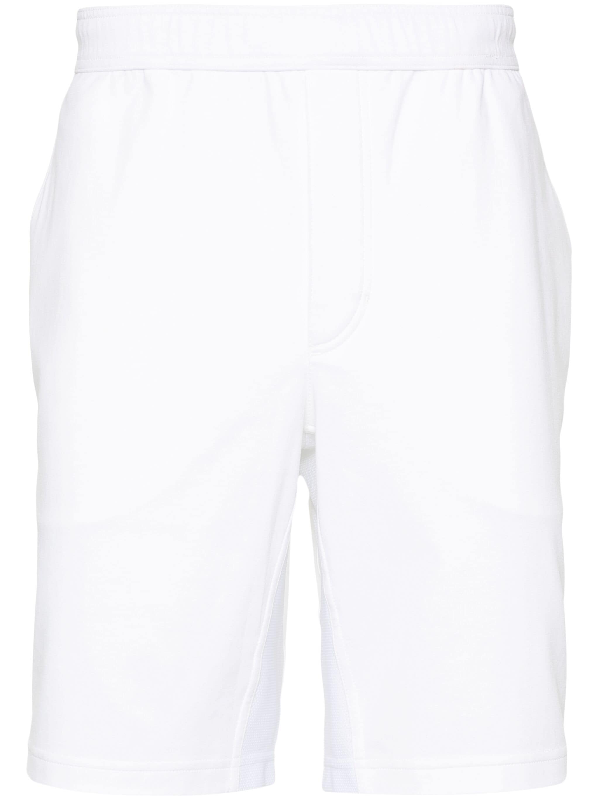 Shop Brunello Cucinelli Embroidered-logo Cotton Shorts