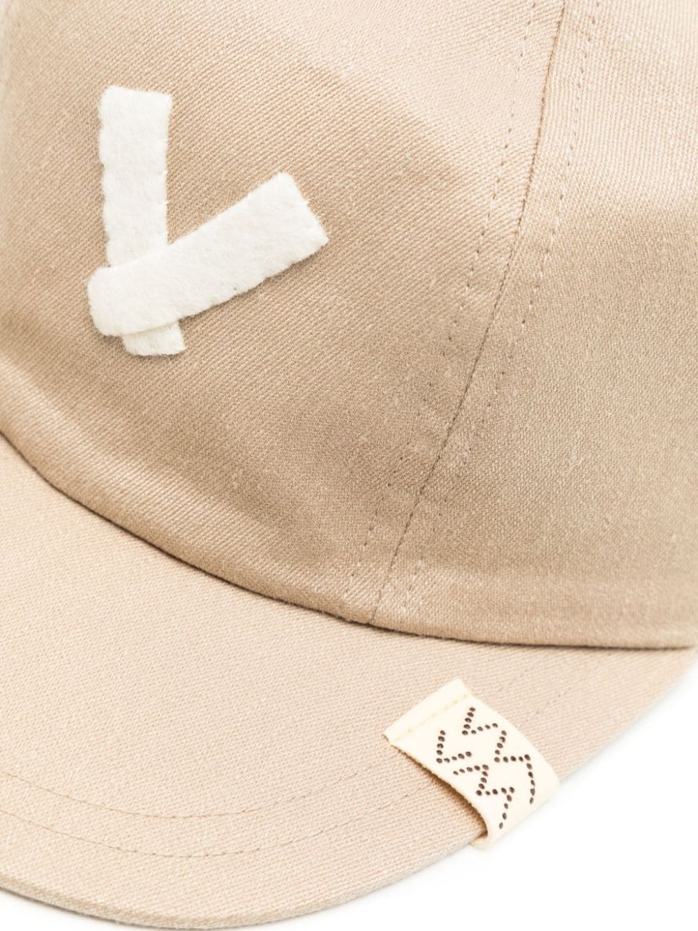 Shop Visvim Logo-patch Flat-peak Cap