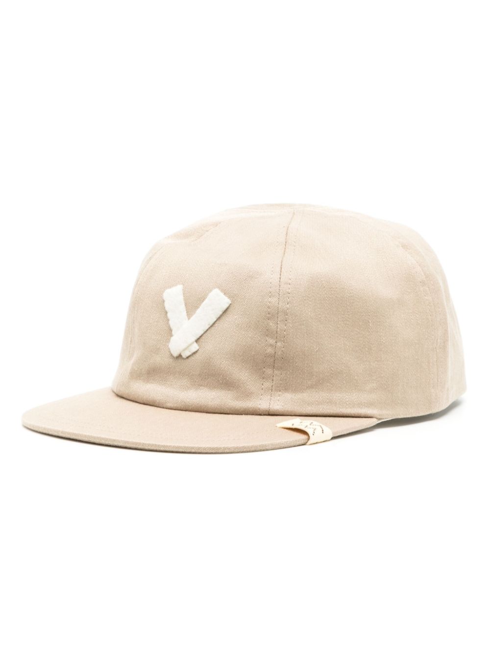 Shop Visvim Logo-patch Flat-peak Cap