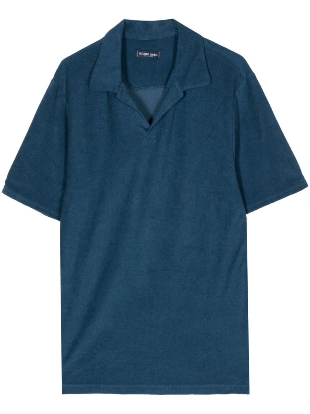 Shop Frescobol Carioca Faustino Towelling-finish Polo Shirt