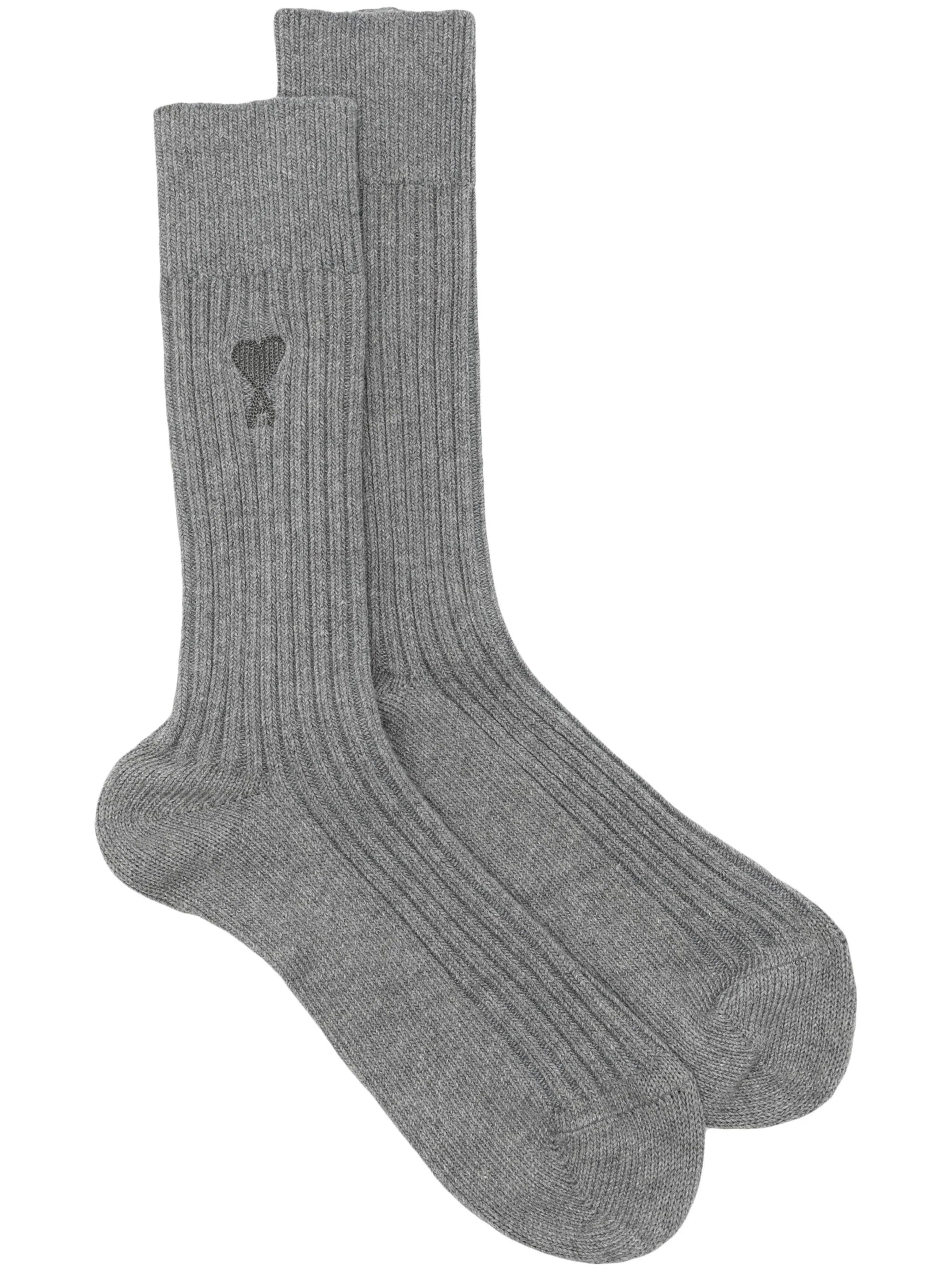 Shop Ami Alexandre Mattiussi Ami De Coeur Socks