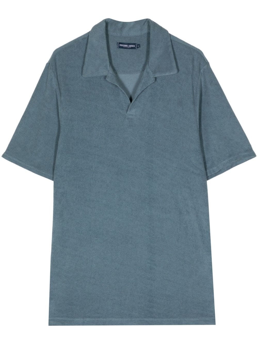 Shop Frescobol Carioca Faustino Cotton-blend Polo Shirt