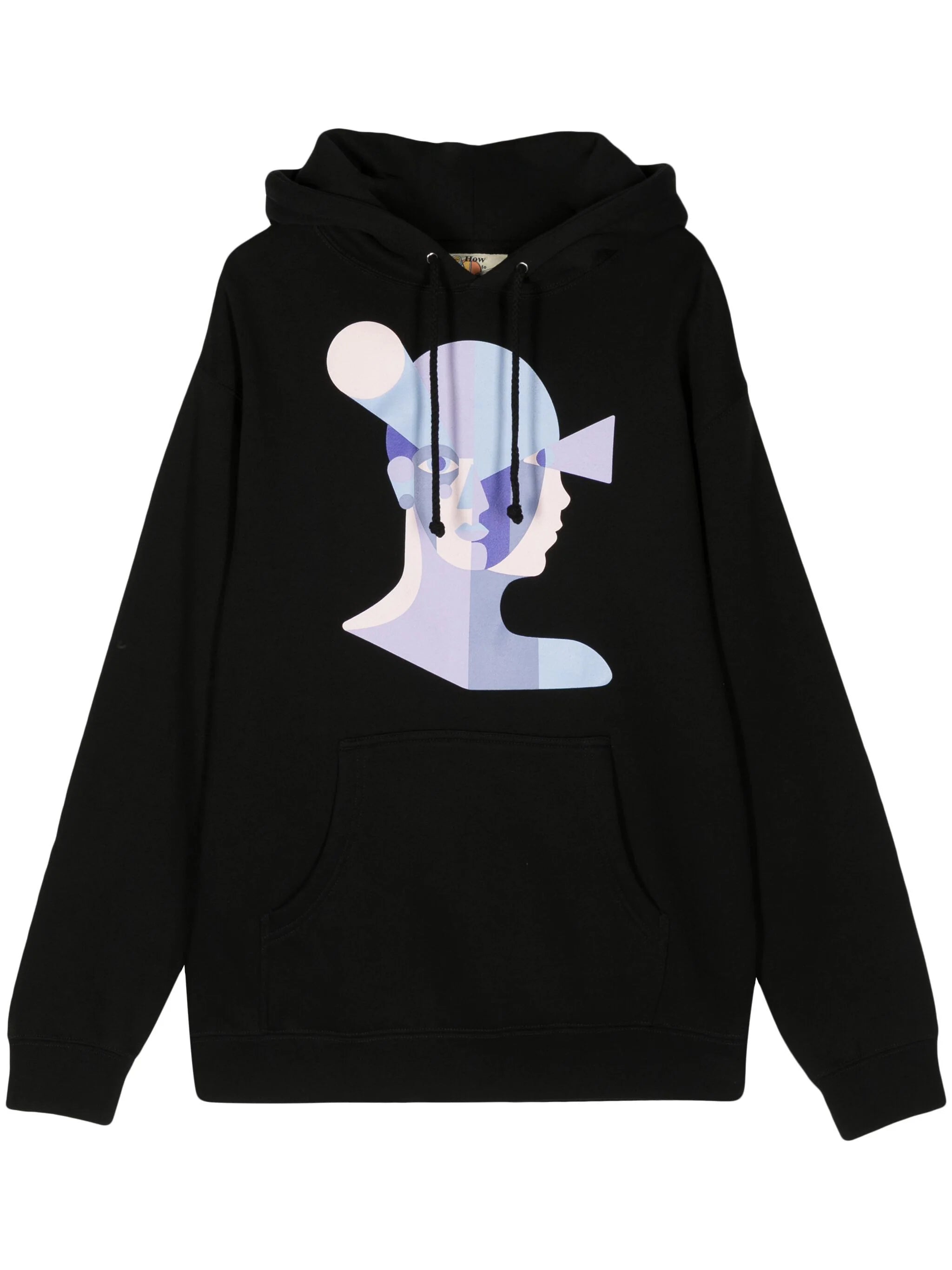 Shop Kidsuper Bauhaus Face Printed Hoodie