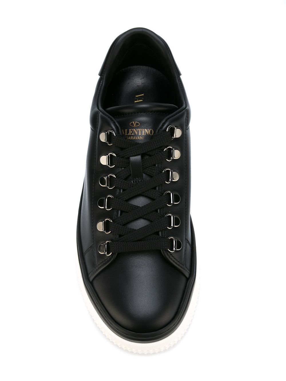 Shop Valentino Lace-up Sneakers