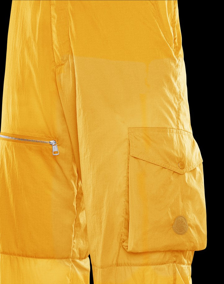 Shop Moncler Genius 2 Moncler 1952 Orange Cargo Track Pants