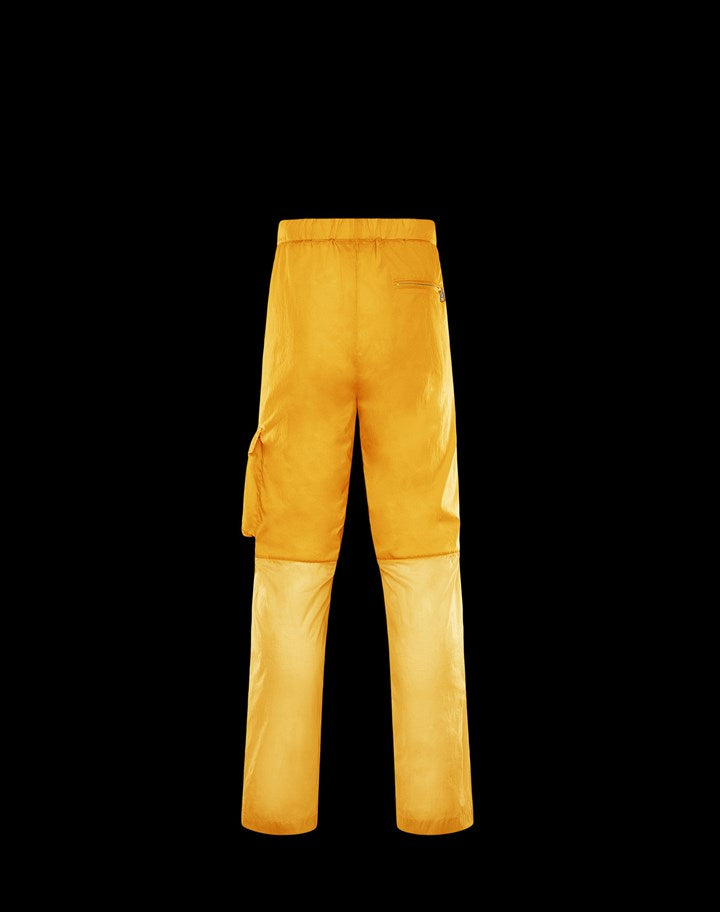 Shop Moncler Genius 2 Moncler 1952 Orange Cargo Track Pants