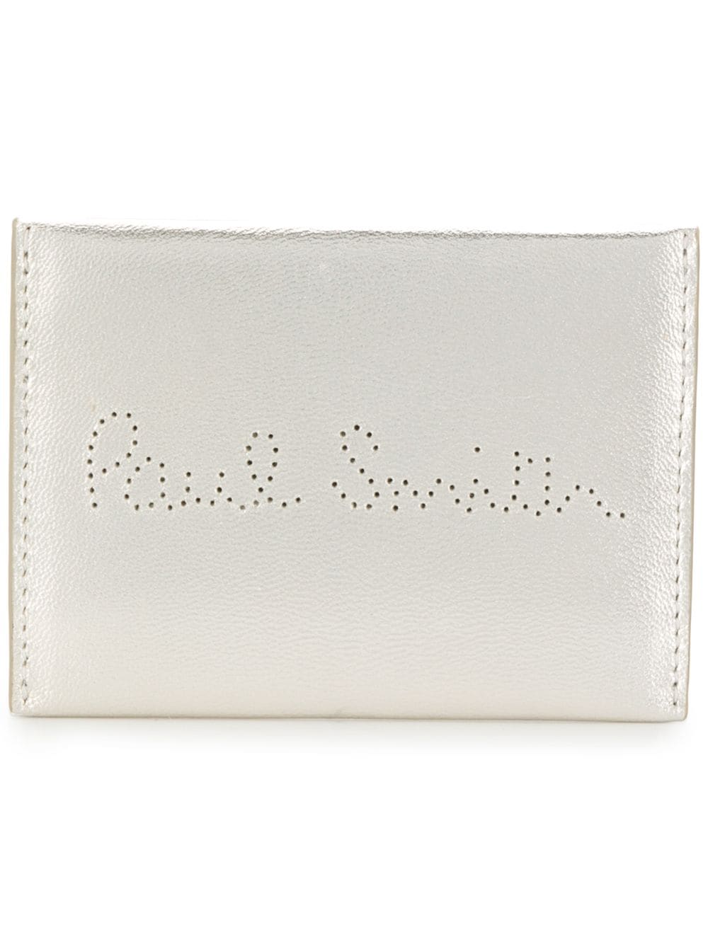 Shop Paul Smith Logo Perforated Cardholder