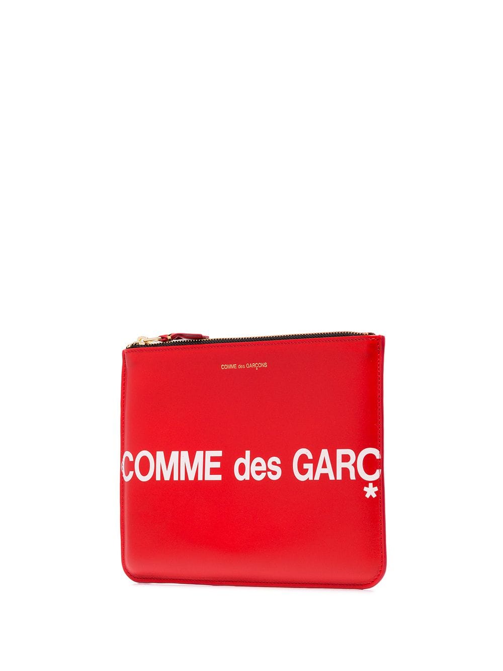 Shop Comme Des Garçons Logo Printed Pouch