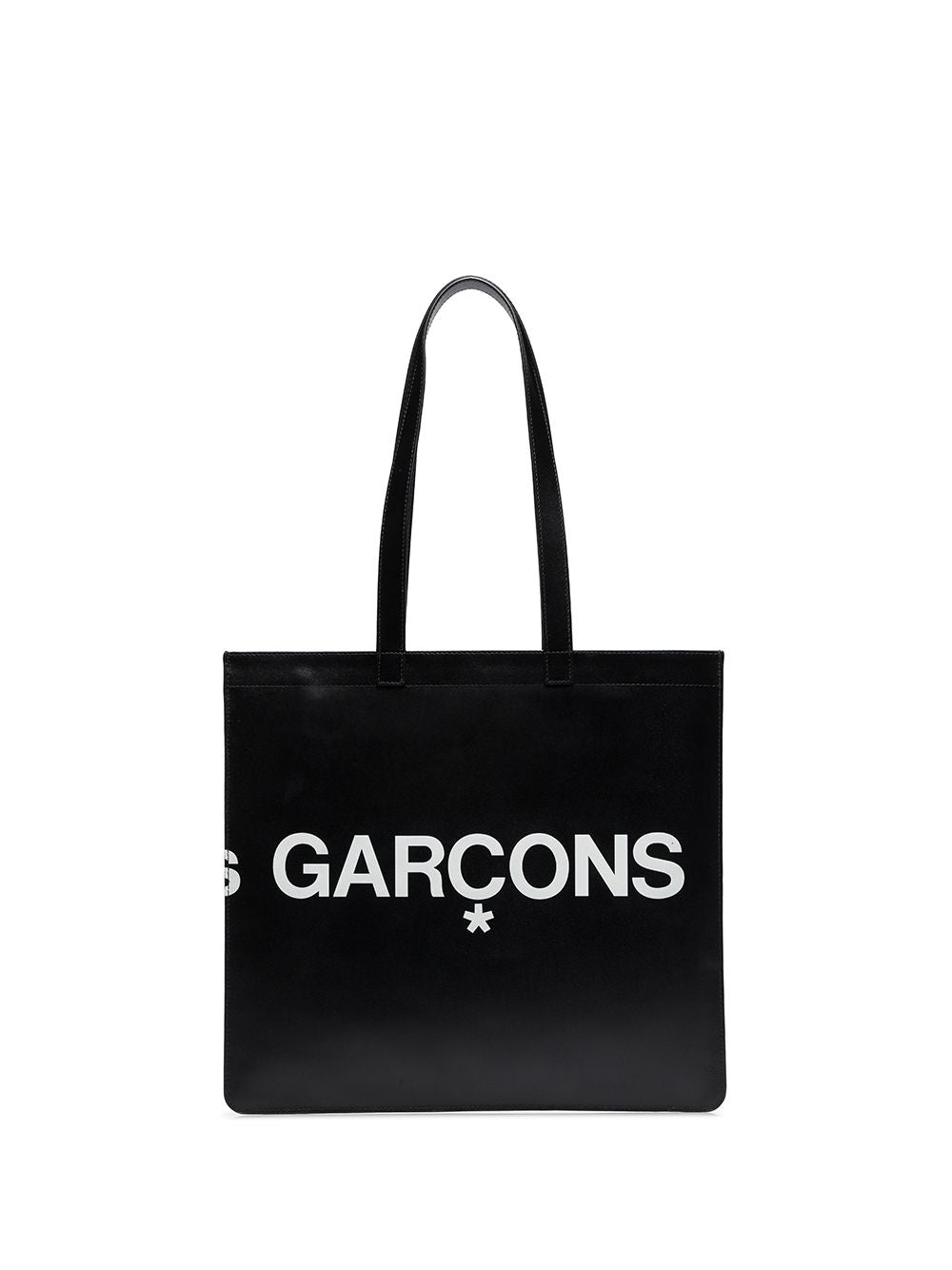 Shop Comme Des Garçons Logo Tote Bag
