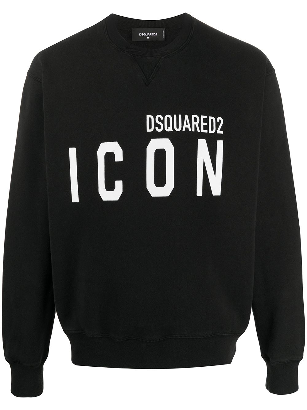 Shop Dsquared2 Icon-print Crew Neck Sweatshirt