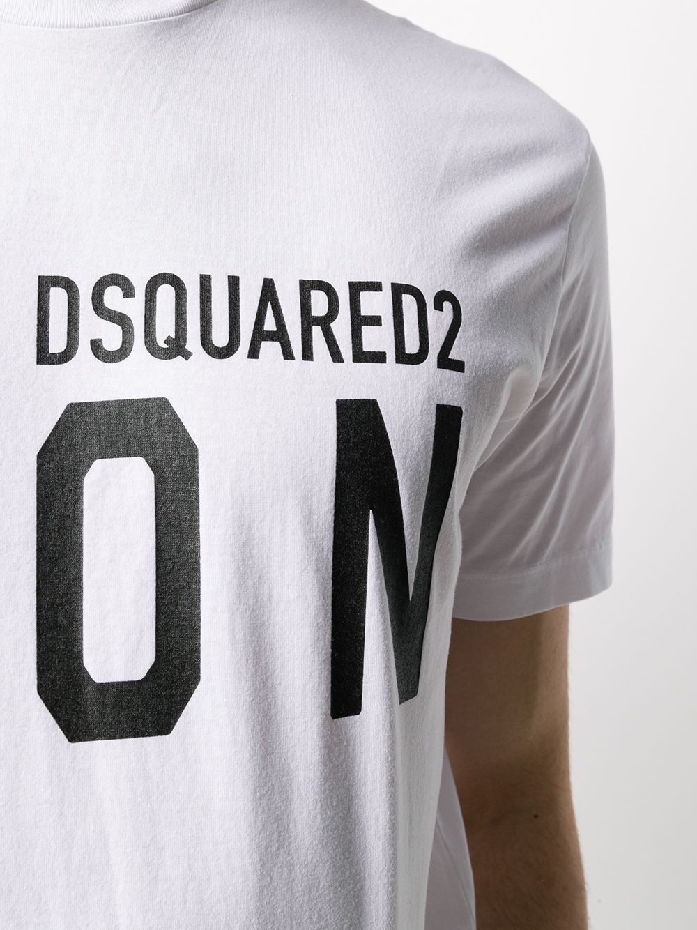 Shop Dsquared2 Icon-print Crew-neck T-shirt