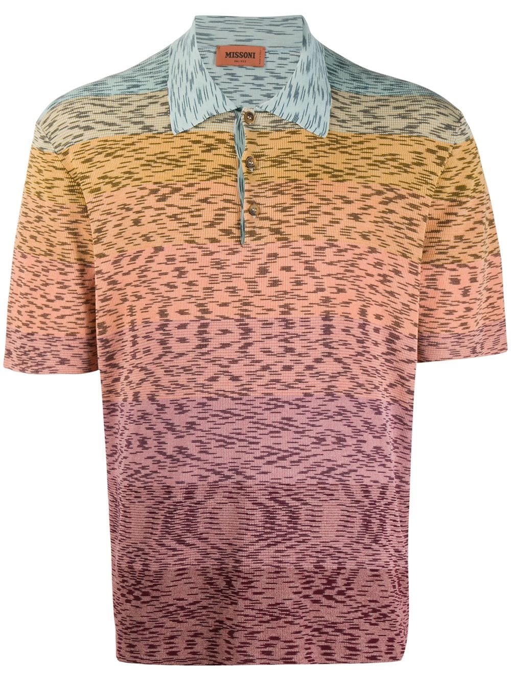 Shop Missoni Knitted Polo Shirt