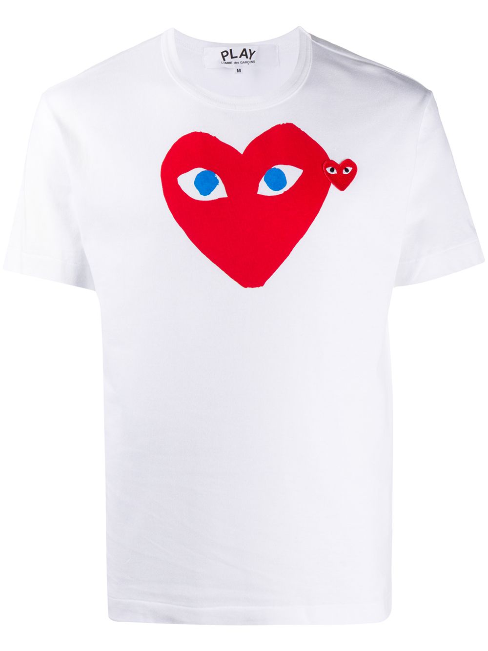 Shop Comme Des Garçons Play Heart Logo T-shirt