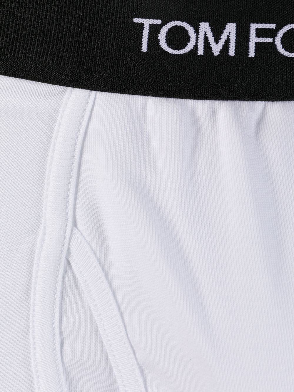 Shop Tom Ford Logo Waistband Boxer Briefs