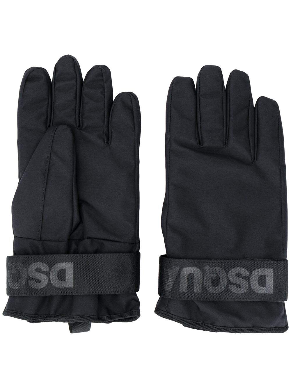 Shop Dsquared2 Logo Strap Ski Gloves