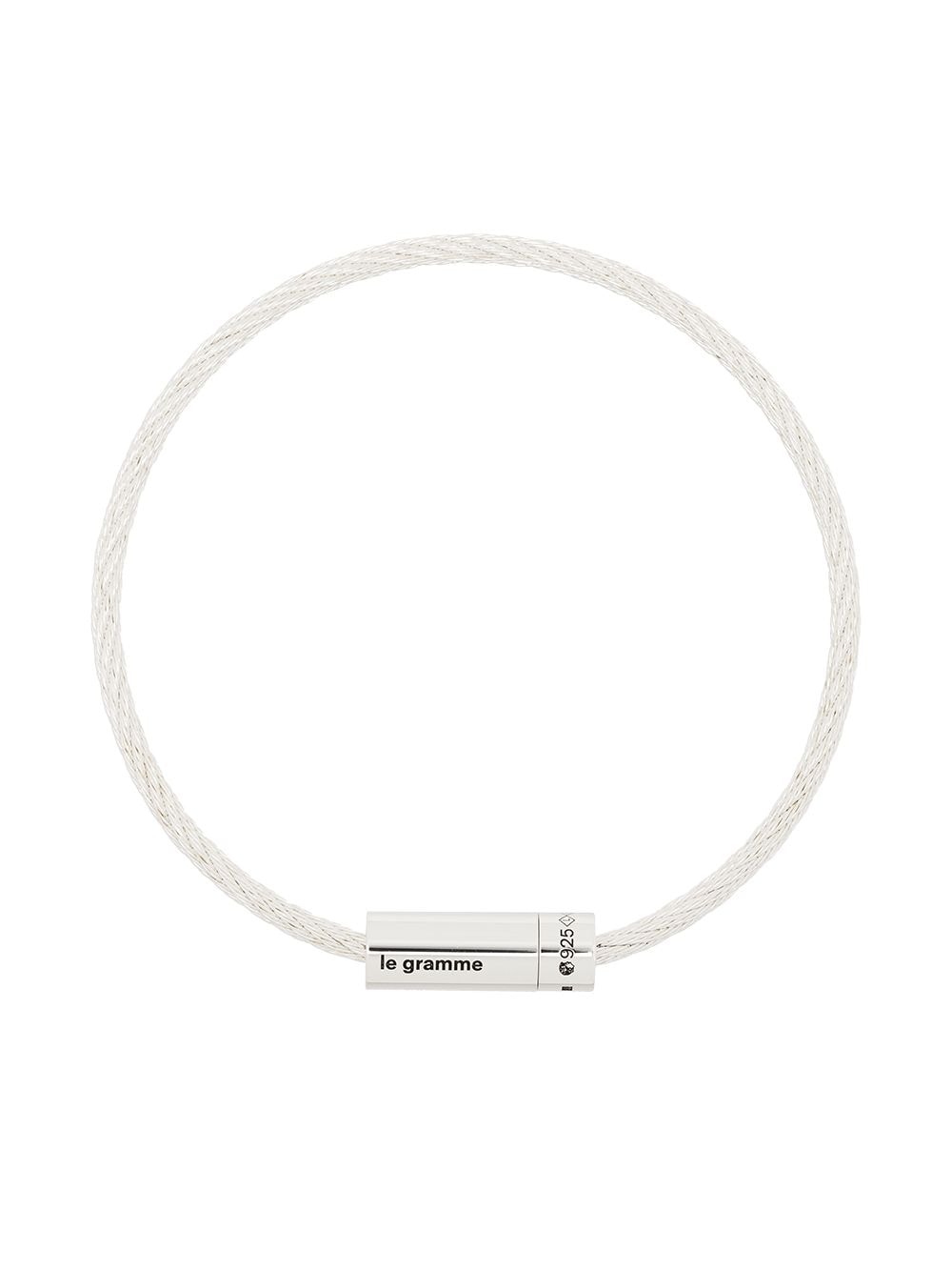 Shop Le Gramme Le 9g Polished Cable Bracelet