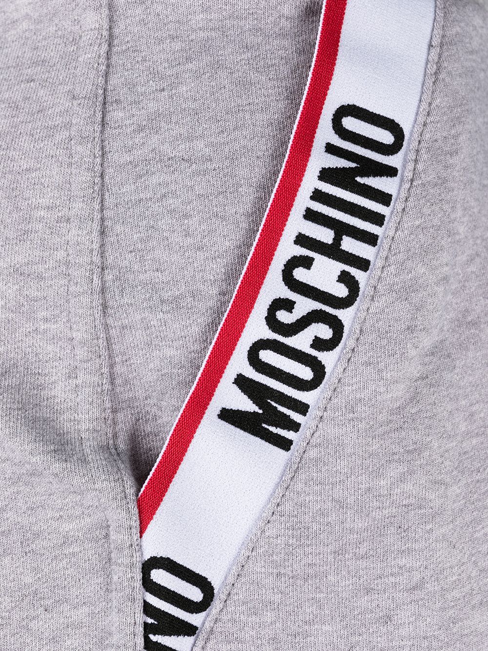 Shop Moschino Logo Trim Track Pants