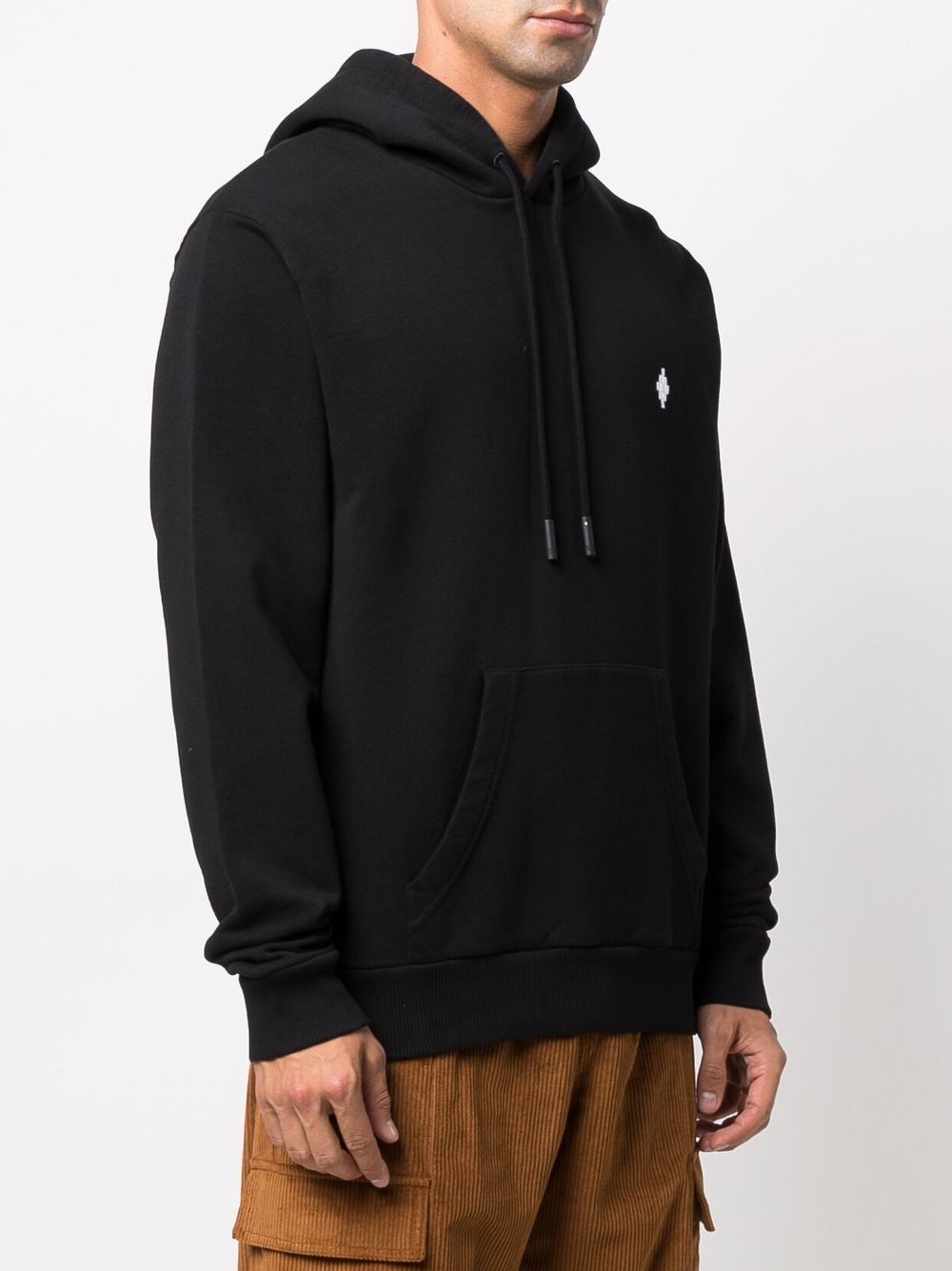 Shop Marcelo Burlon County Of Milan Embroidered Cross Logo Hoodie