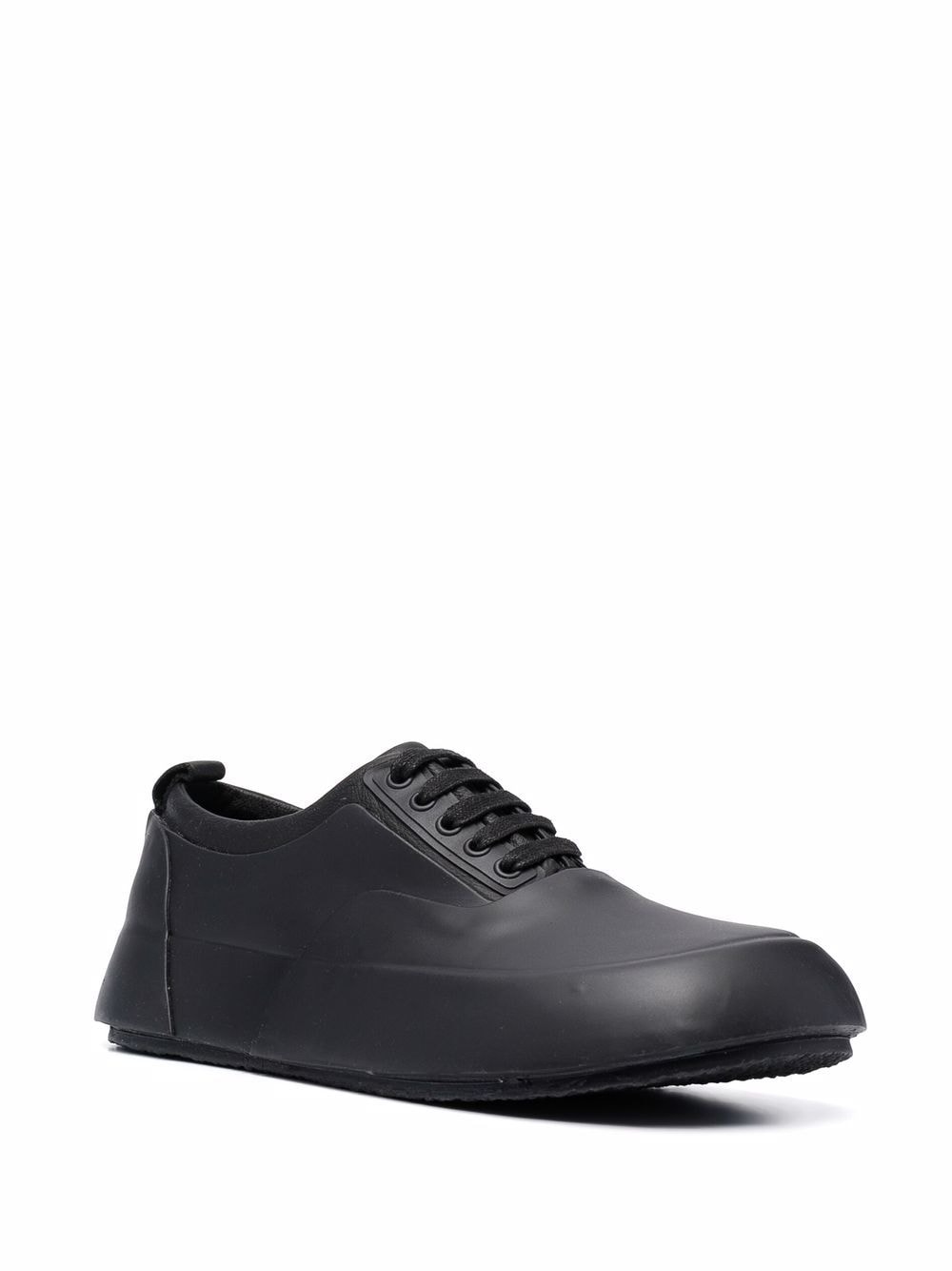 Shop Ambush Leather Mix Low Top Sneaker Black Off Wh