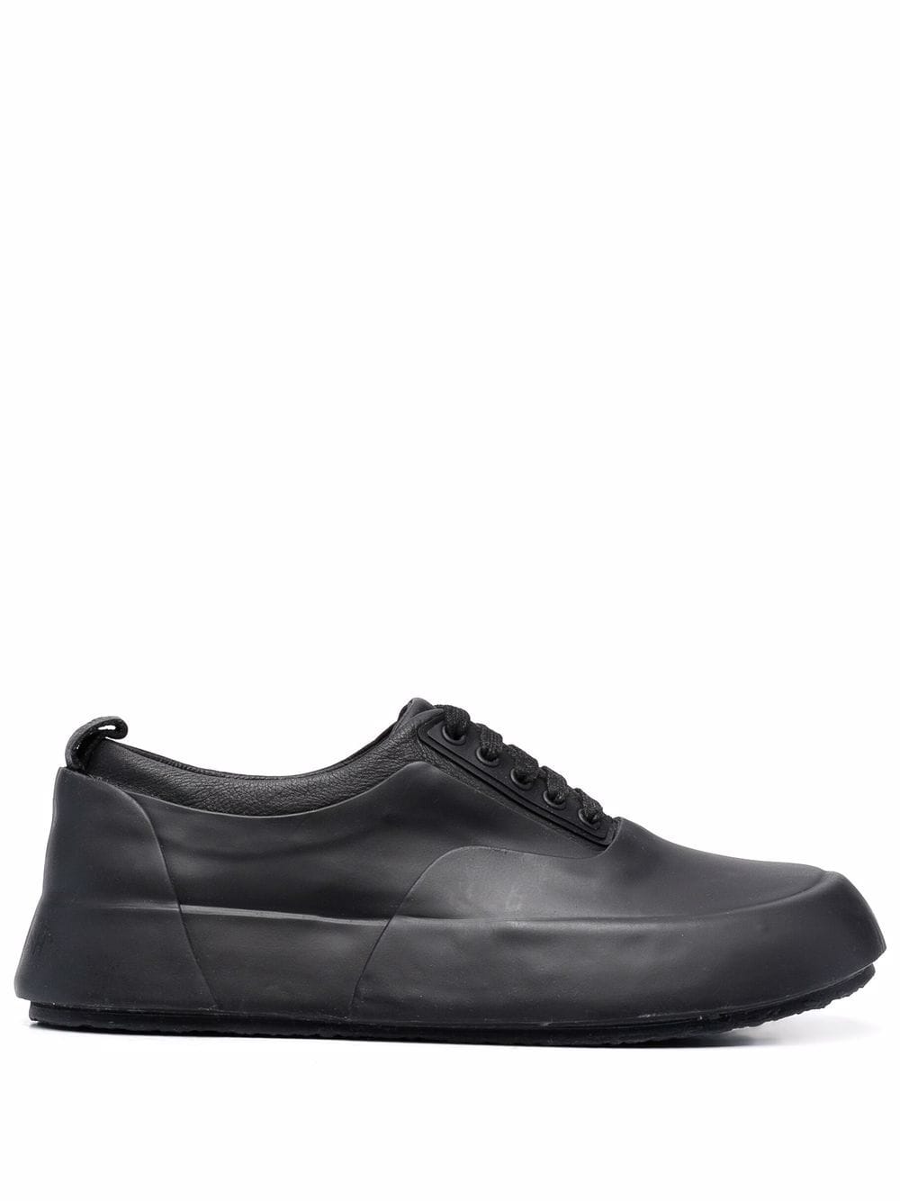 Shop Ambush Leather Mix Low Top Sneaker Black Off Wh