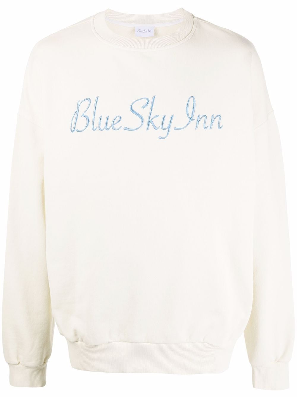 Shop Blue Sky Inn Logo-embroidered Cotton Sweatshirt