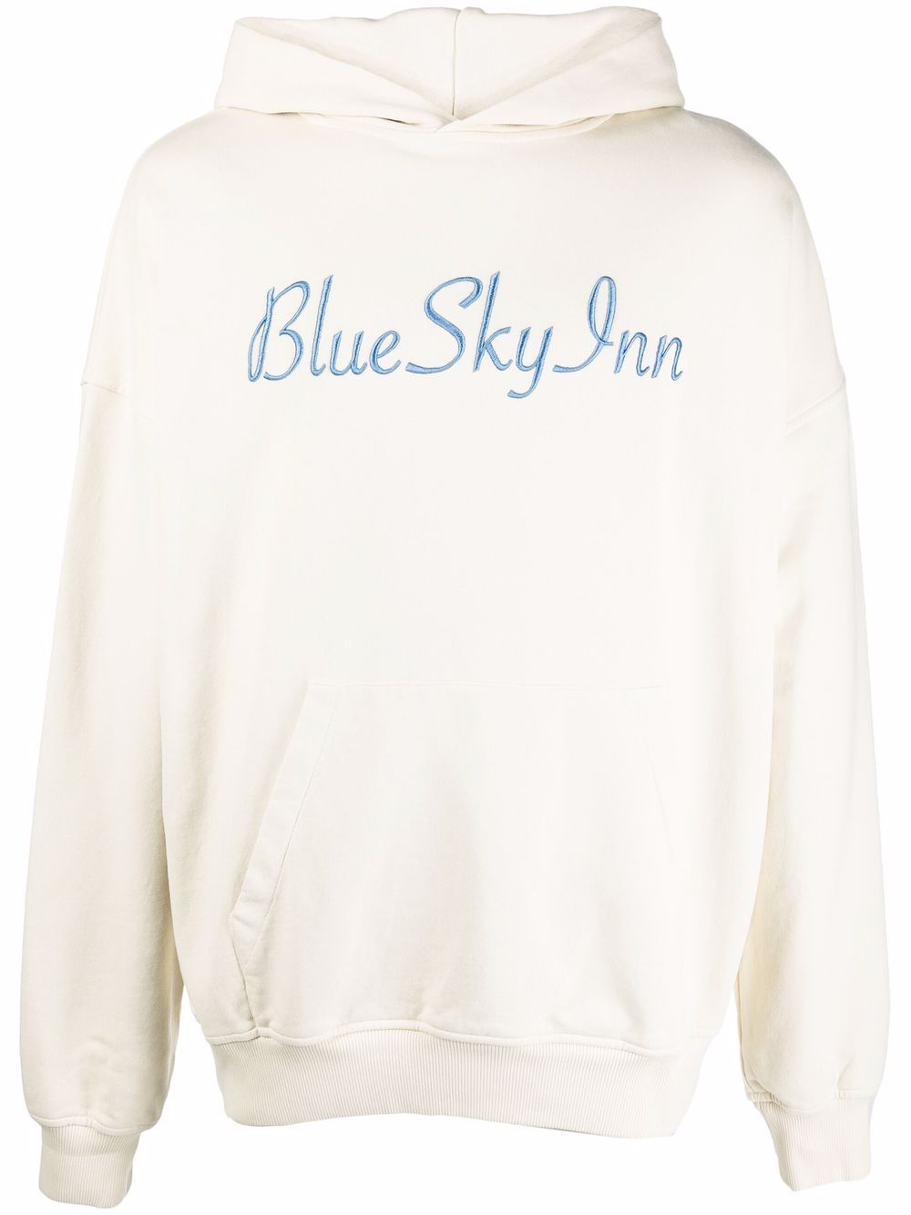 Shop Blue Sky Inn Logo-embroidered Cotton Hoodie