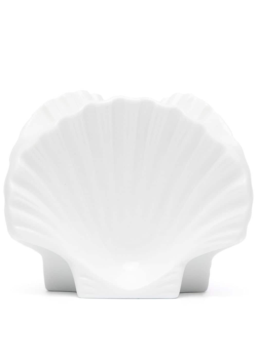 Shop Ginori 1735 3 Shells Porcelain Candleholder