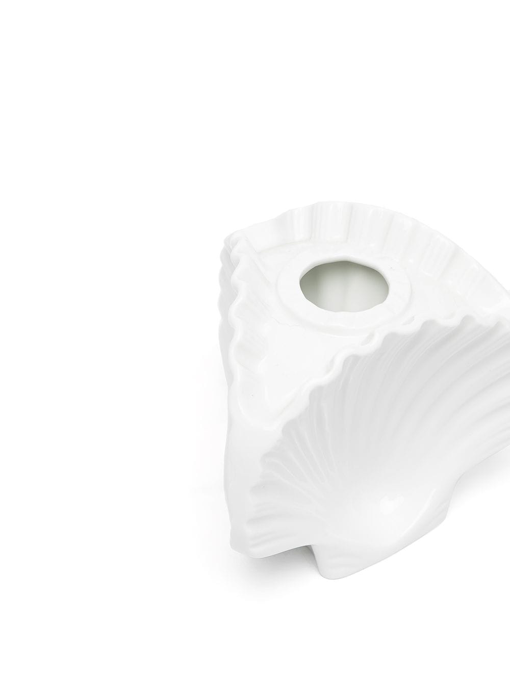 Shop Ginori 1735 3 Shells Porcelain Candleholder