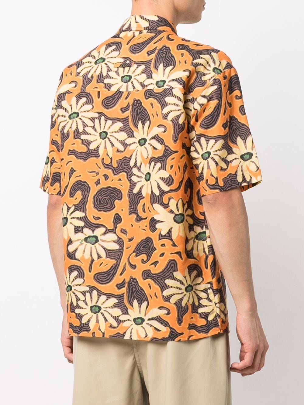 Shop Nanushka Floral Print Shirt