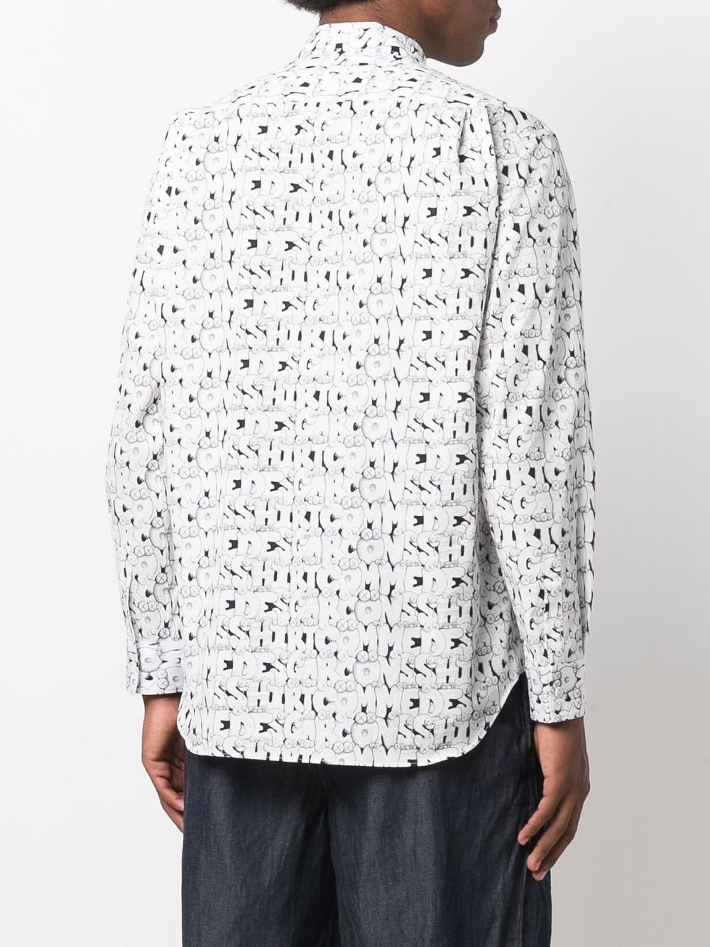 Shop Comme Des Garçons Shirt Kaws-print Shirt