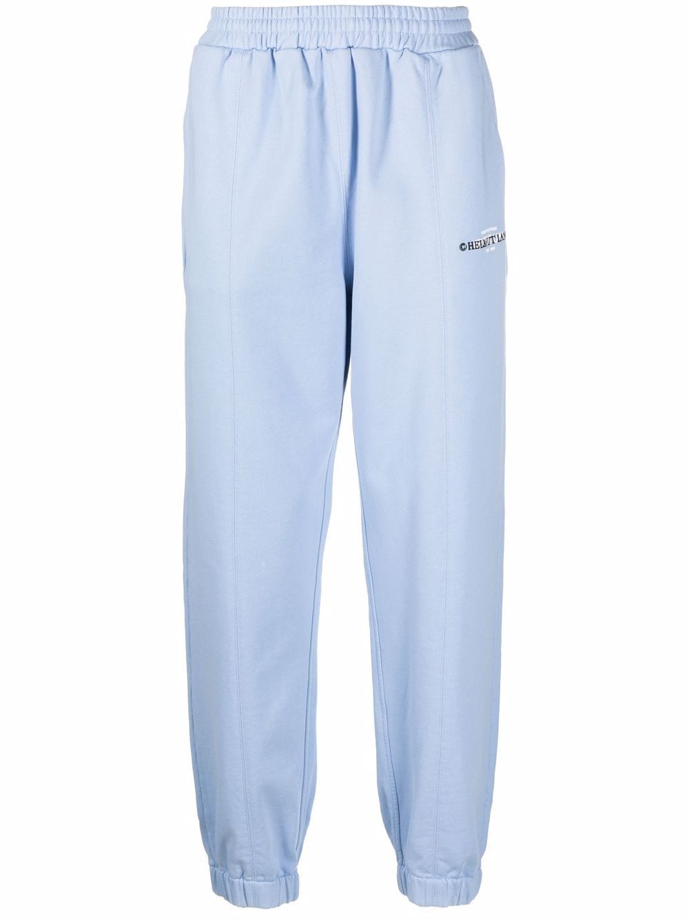 Shop Helmut Lang Embroidered-logo Drawstring Trackpants