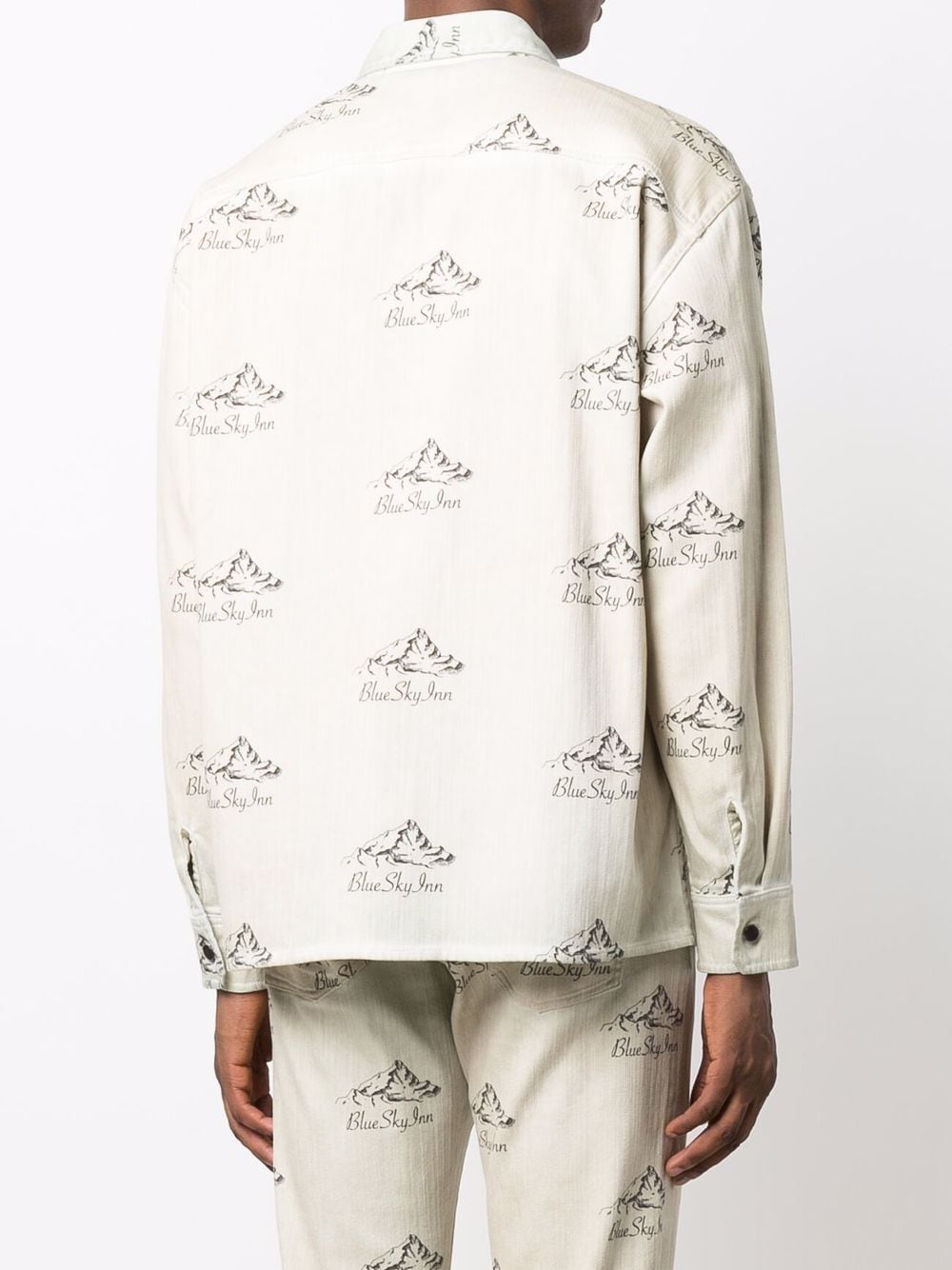 Shop Blue Sky Inn Logo Mountain-print Jacket