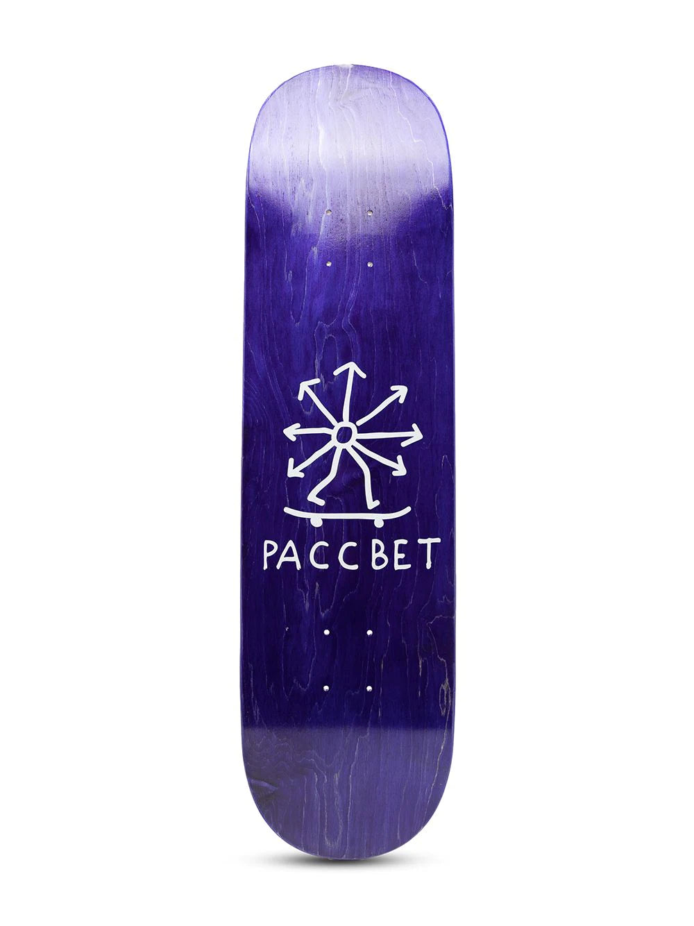 Paccbet Logo-print Wood Skateboard Deck In Blue