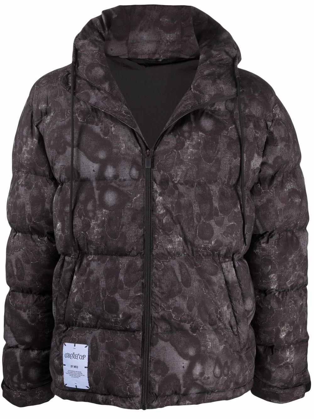 Shop Mcq By Alexander Mcqueen Graphic-print Puffer Jacket