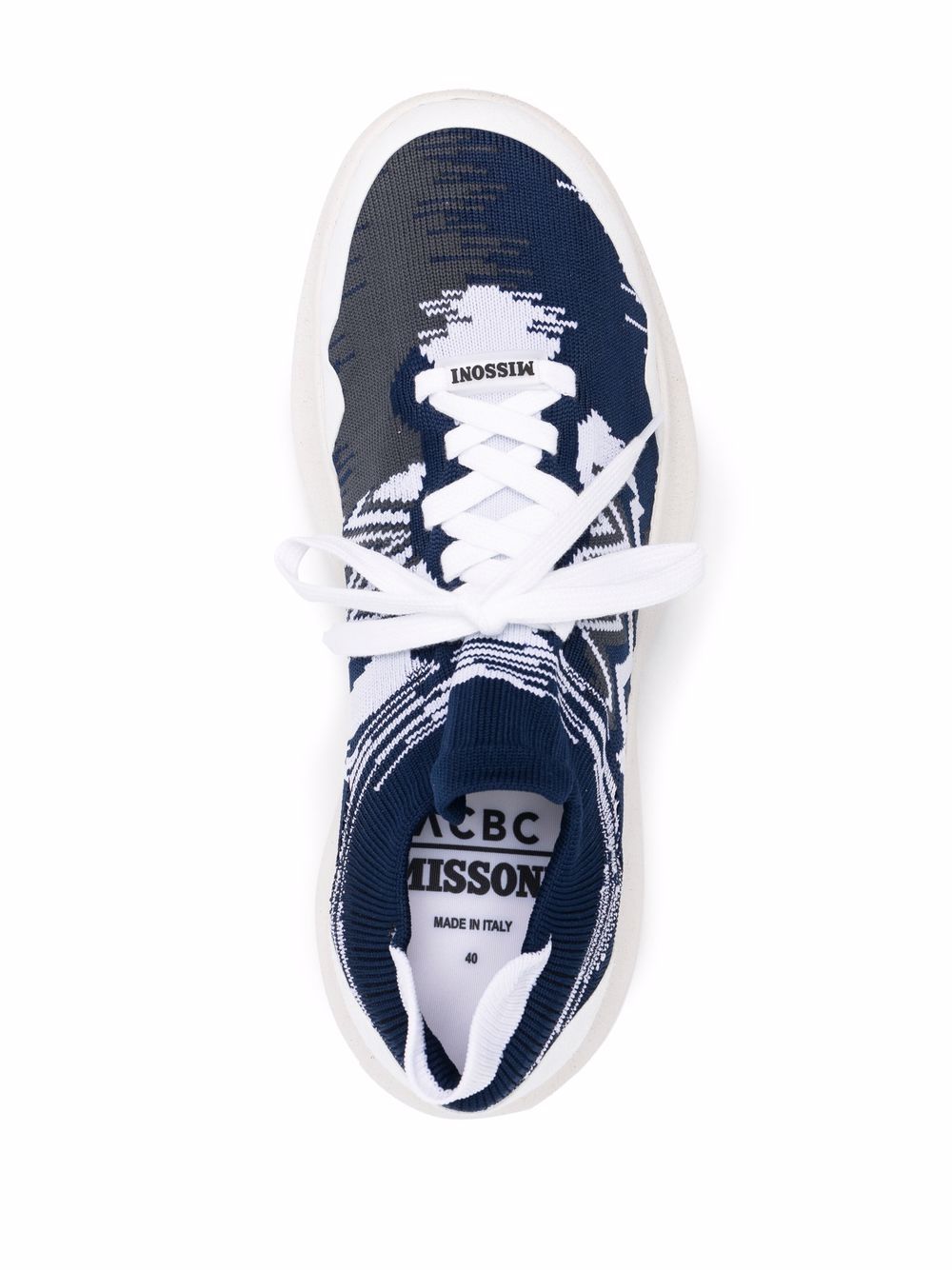 Shop Missoni Embroidered Low-top Sneakers