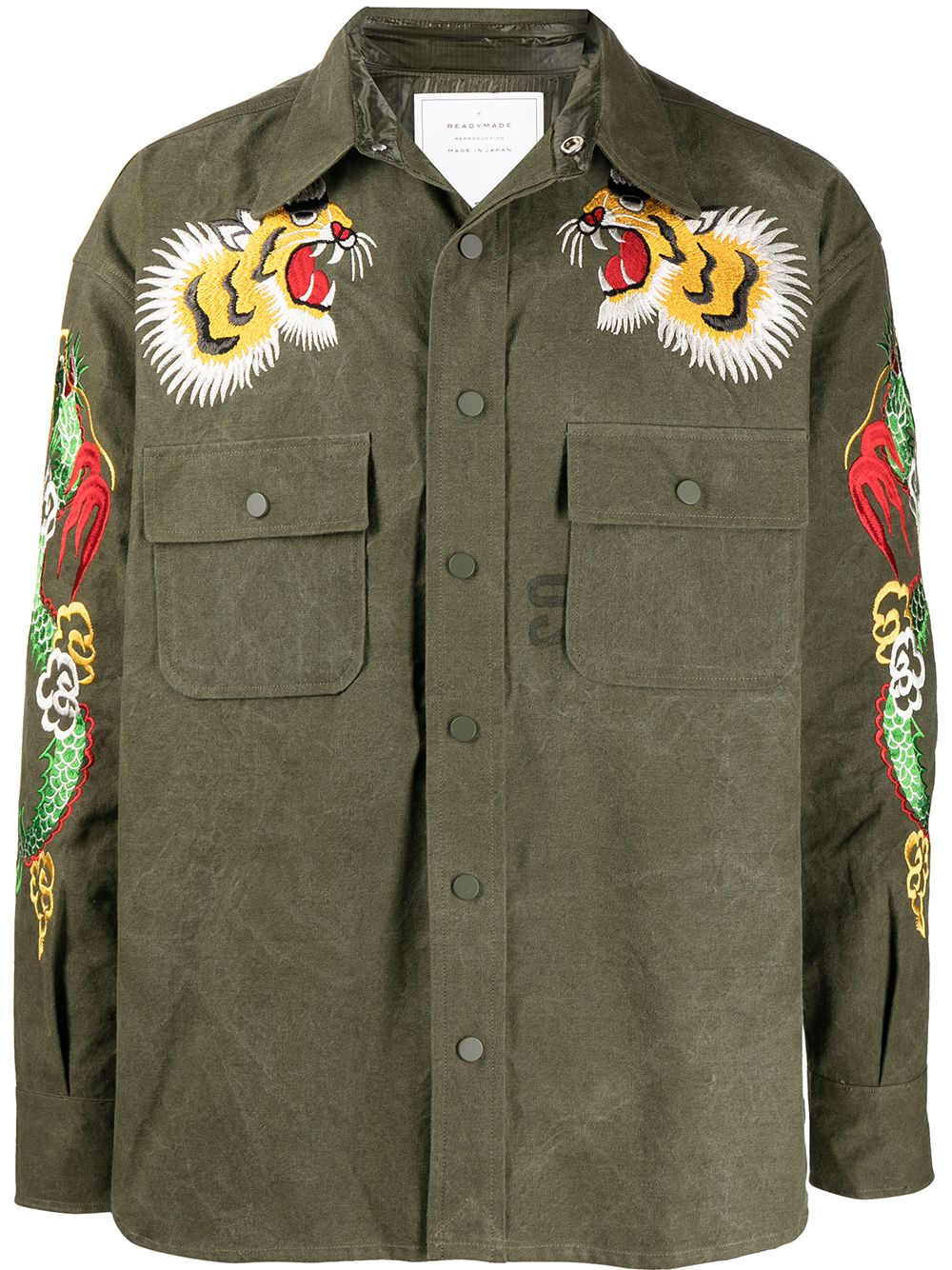 Shop Readymade Embroidered Shirt Jacket