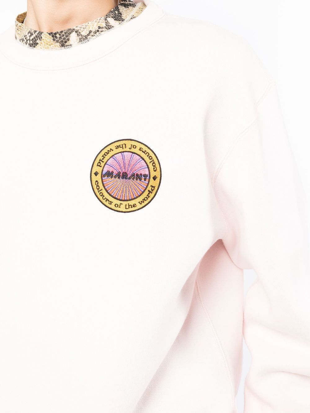 Shop Isabel Marant Logo-patch Sweatshirt