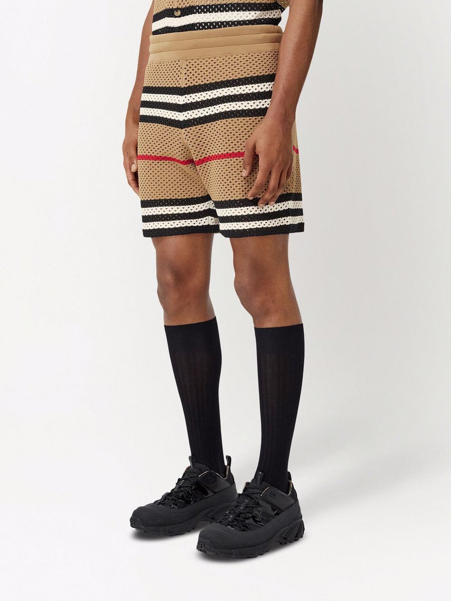 Burberry Icon Stripe Perforated Shorts – The Business Fashion