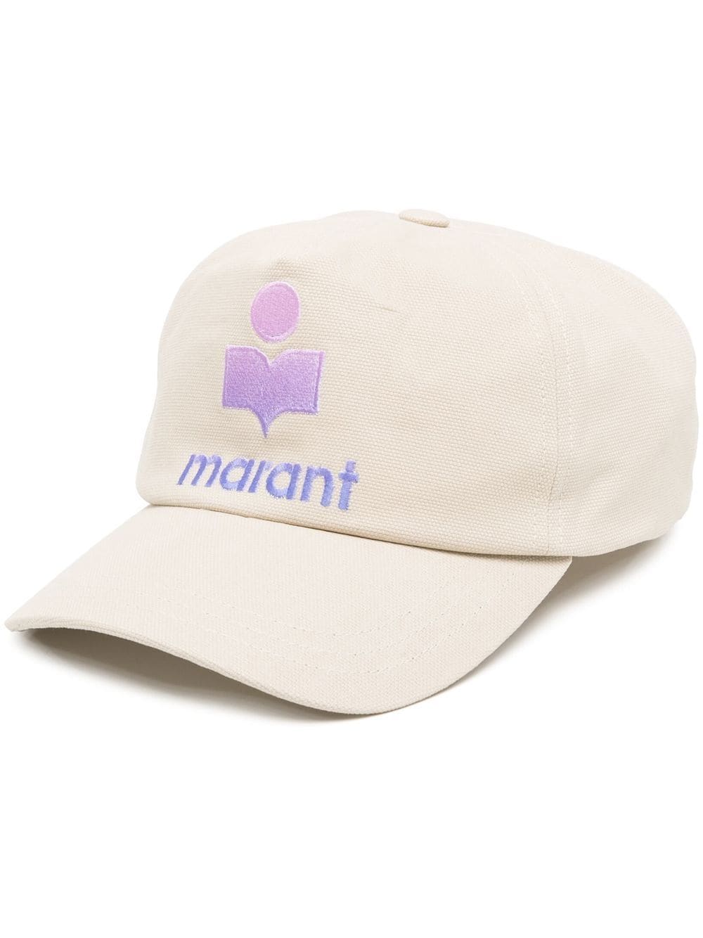 Shop Isabel Marant Embroidered-logo Cap