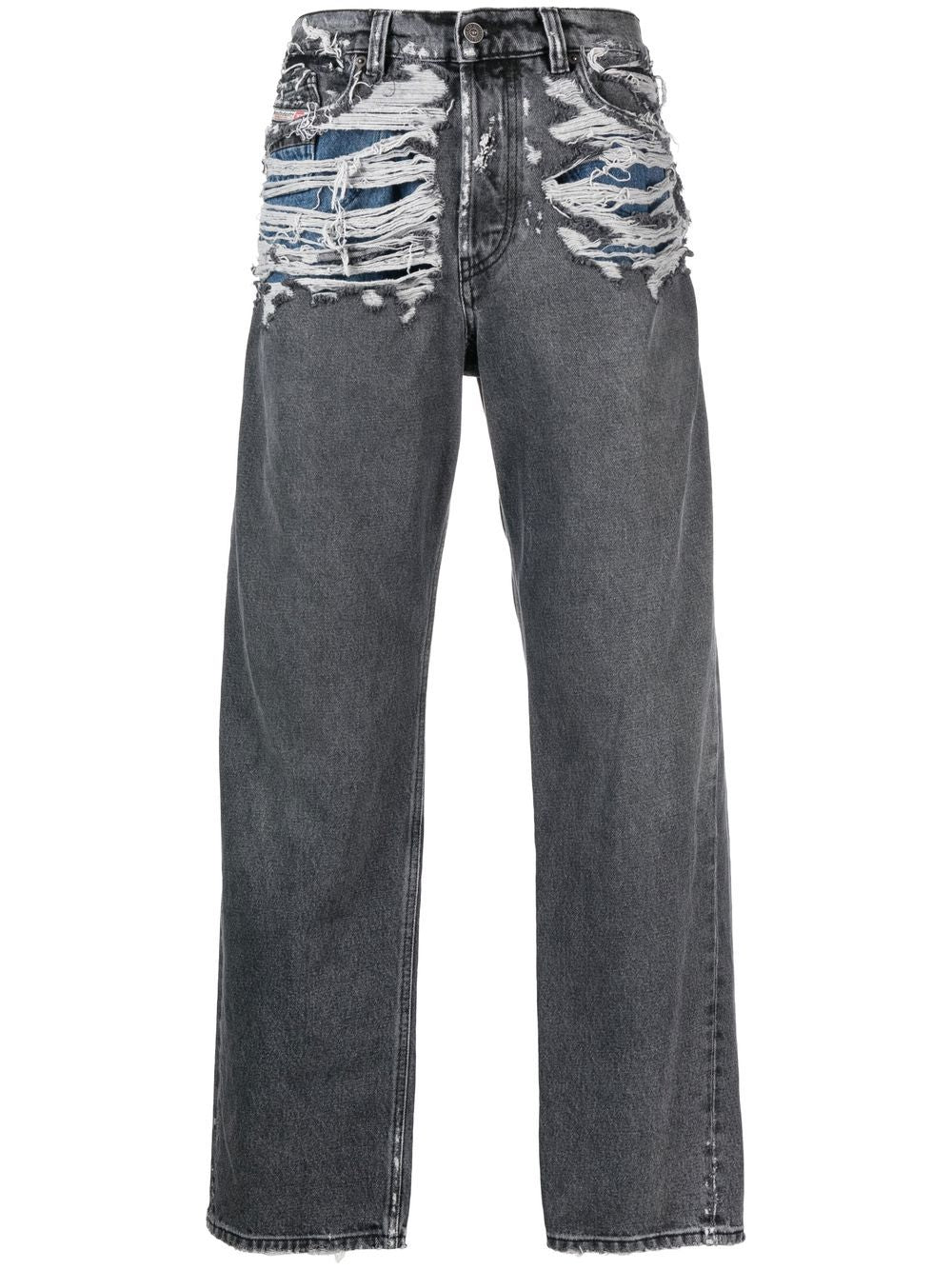 Shop Diesel 2010 007j4 Straight-leg Jeans