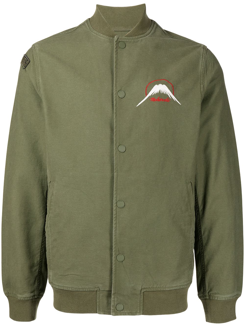 Shop Maharishi Logo-print Bomber Jacket