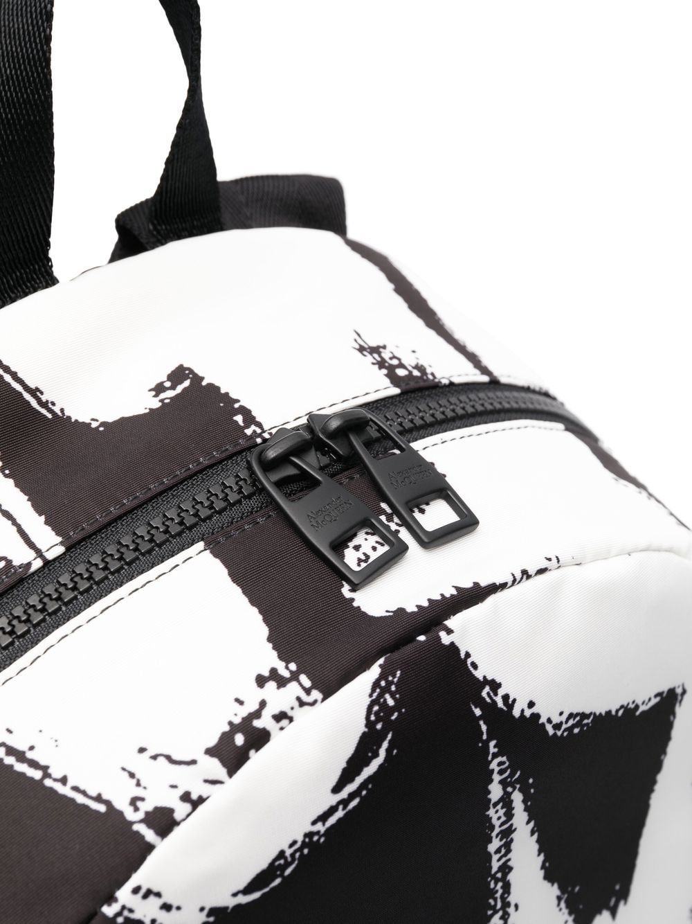 Shop Alexander Mcqueen Graffiti-print Backpack